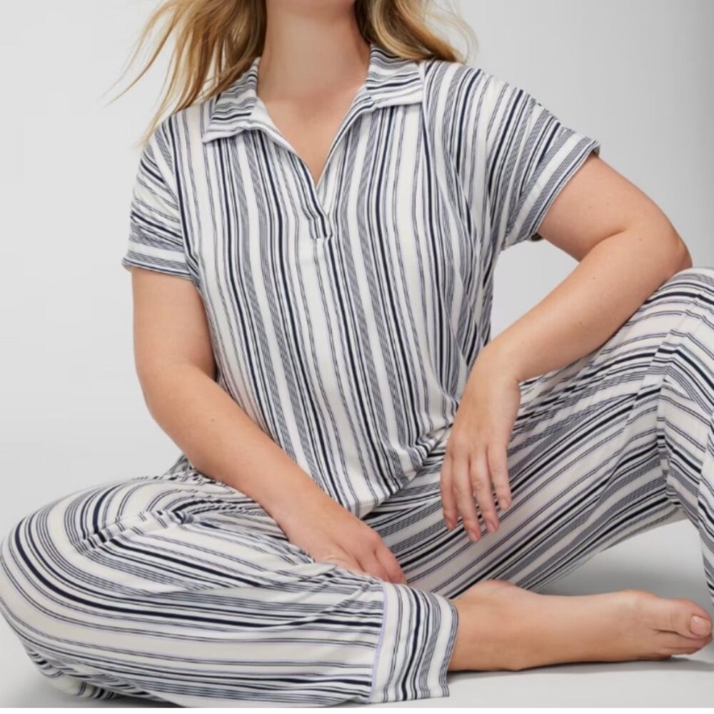 SOMA 💕Annalisa Stripe 💕 cool nights sleep pants - NWT